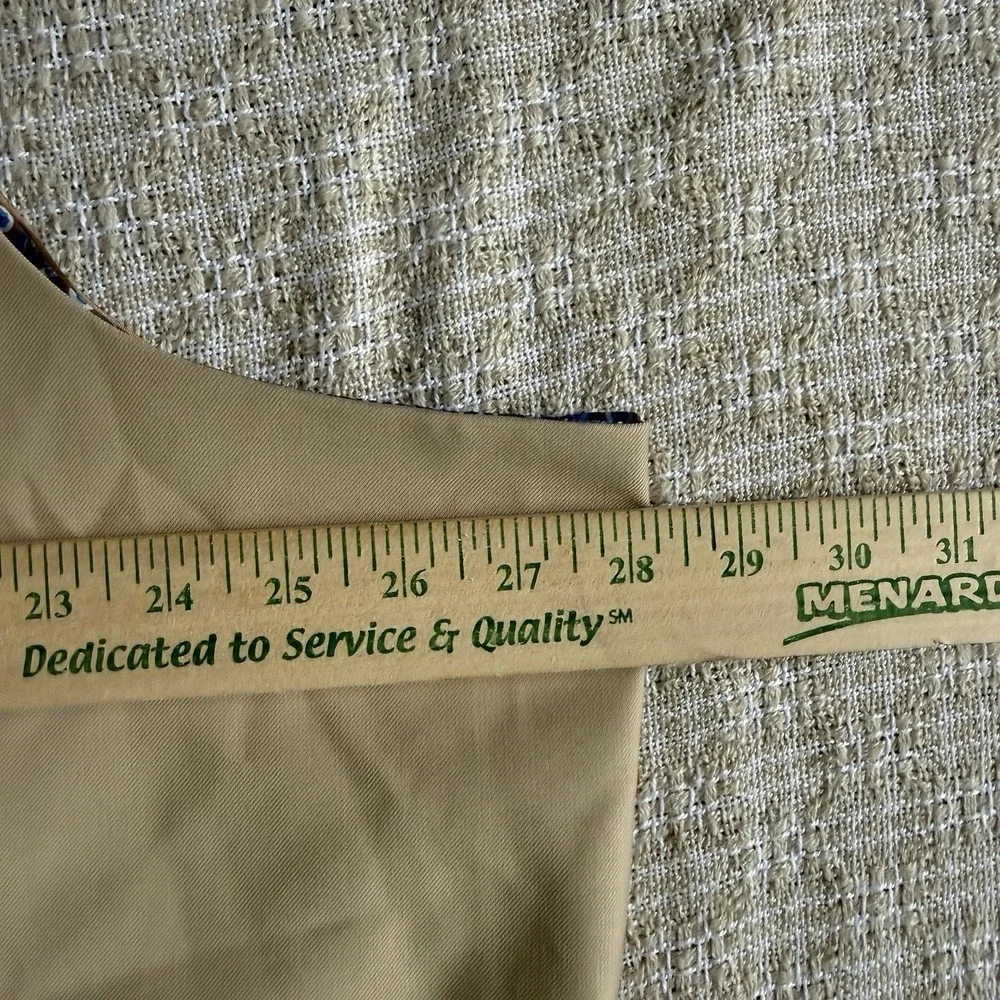 Statement Italy Double Breasted Waistcoat Vest 54L (56 Chest) Beige Old Money